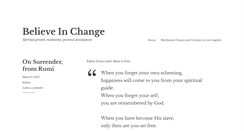 Desktop Screenshot of believeinchange.net